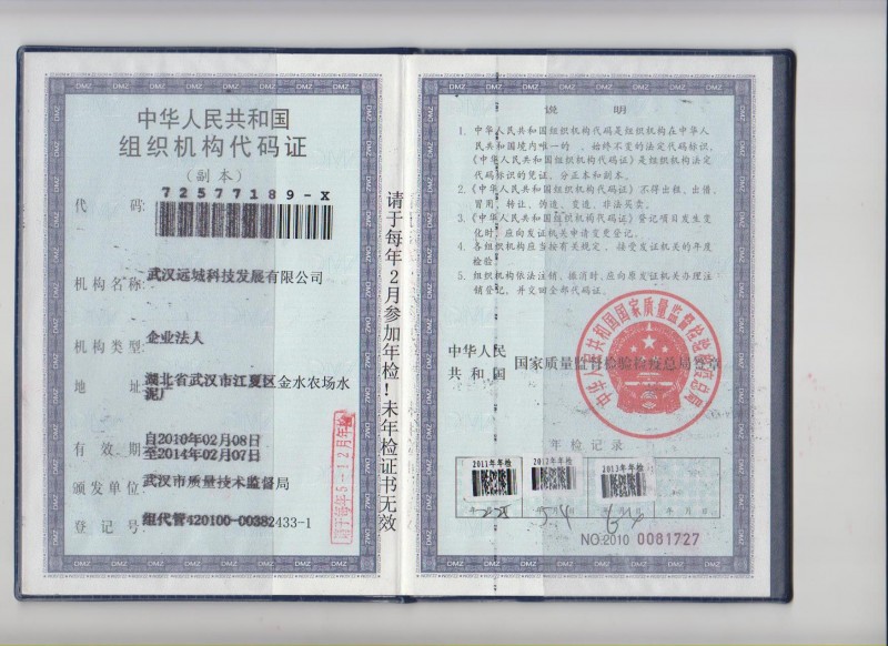 组织机构代码